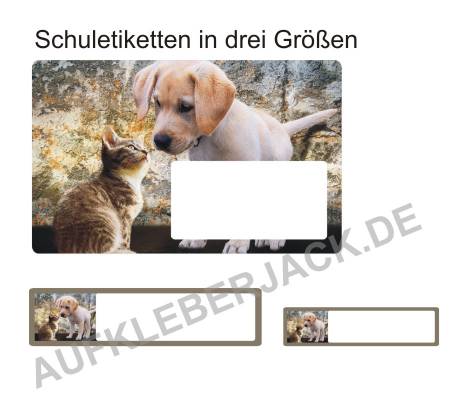 Aufkleber Hund/Katze