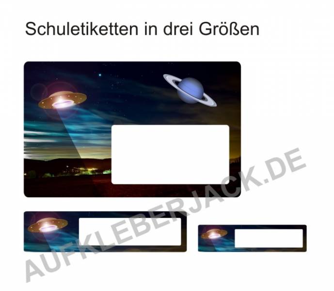 Aufkleber UFO