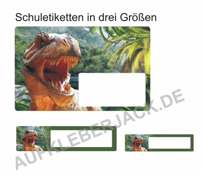 Aufkleber Dino