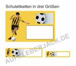 Aufkleber Fußball gelb