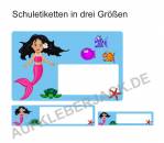 Aufkleber Meerjungfrau comic